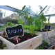 Serra da giardino in alluminio e policarbonato 2,23m² HYBRID - Silver - Palram – Canopia