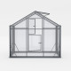 Serra da giardino Hybrid 6,5m² antracite in vetro temperato e policarbonato Sanus UP! L7 - Gampre