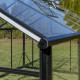 Serra da giardino 9,8m² in alluminio nero e vetro temperato Sanus L10 - Gampre