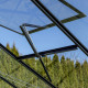 Serra da giardino 6,38 m² in alluminio nero e vetro temperato Sanus XL7 - Gampre