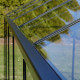 Serra da giardino di 7,92 m² in alluminio nero e vetro temperato Sanus UP! L8 - Gampre