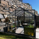 Serra da giardino Hybrid 6,5m² antracite in vetro temperato e policarbonato Sanus UP! L7 - Gampre