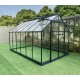 Confezione completa di vetro temperato da 4 mm per serra da giardino da 8,98 m² - Green Protect