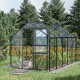 Vetri di ricambio per serra da giardino in alluminio RINCA 5,68 m² + base - Green Protect