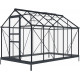 Vetri di ricambio per serra da giardino in alluminio RINCA 5,68 m² + base - Green Protect