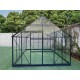 Vetri di ricambio per serra da giardino in alluminio da 16,32 m² - Green Protect