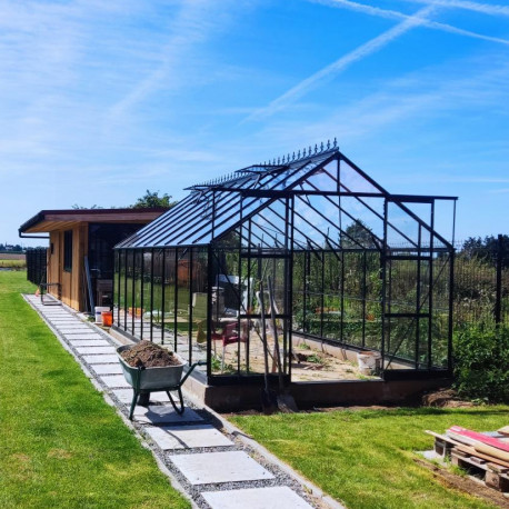 Vetri di ricambio per serra da giardino in alluminio da 16,32 m² - Green Protect