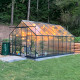 Struttura serra da giardino 14,52m² in alluminio antracite - Green Protect