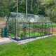 Struttura serra da giardino 14,52m² in alluminio antracite - Green Protect