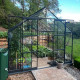 Struttura serra da giardino 14,52m² in alluminio antracite - Green Protect