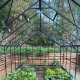 Struttura serra da giardino 14,52m² in alluminio antracite - Green Protect
