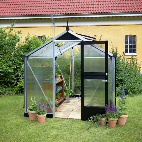 Serra da giardino 6,6m² in policarbonato 10mm Compact - Juliana