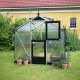 Serra da giardino 6,6m² in policarbonato 10mm Compact - Juliana