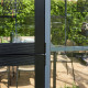 Serra antracite GRAND OASE 13m² alluminio e vetro temperato 3mm Juliana