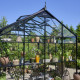 Serra da giardino Jubii 60 da 10,9 m² in alluminio nero e vetro temperato da 3 mm - Juliana