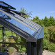Serra da giardino Jubii 60 da 10,9 m² in alluminio nero e vetro temperato da 3 mm - Juliana