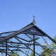 Serra da giardino Jubii 60 da 10,9 m² in alluminio nero e vetro temperato da 3 mm - Juliana