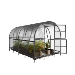 Serra da giardino Baltic LT 18m² in acciaio zincato e pannelli in policarbonato da 6 mm - Klasika