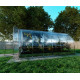Serra da giardino 18m² Tube in acciaio zincato e pannello in policarbonato da 4 mm - Klasika