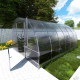 Serra da giardino 12m² Easy in acciaio zincato e pannello in policarbonato da 6 mm - Klasika