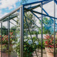 BloomCabin Classic 235x608cm Serra in alluminio e vetro temperato