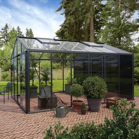 Serra da giardino Classic 235x608cm con vano portaoggetti a 1 colonna BloomCabin