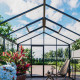 Serra da giardino Classic 310x608cm in alluminio e vetro anti-sole BloomCabin