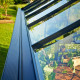 Serra antracite 18,8m² in vetro temperato Giardiniere - Juliana