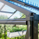 Serra da giardino Classic 235x608cm con vano portaoggetti a 1 colonna BloomCabin