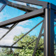 Serra da giardino Classic 235x608cm con vano portaoggetti a 2 colonne BloomCabin