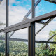 Serra da giardino Classic 235x608cm con vano portaoggetti a 2 colonne BloomCabin