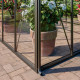 Serra da giardino Classic 235x608cm con vano portaoggetti a 3 colonne - Bloom Cabin