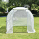 Serra a tunnel per orto BIANCA 2x3m con copertura in PE rinforzato - Green Protect