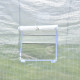 Serra a tunnel per orto BIANCA 2x3m con copertura in PE rinforzato - Green Protect