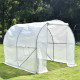 Serra a tunnel per orto BIANCA 2x3m con copertura in PE rinforzato - Green Protect
