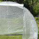 Serra a tunnel per orto BIANCA 3x3m con copertura in PE rinforzato - Green Protect