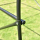 Serra a tunnel per orto BIANCA 3x3m con copertura in PE rinforzato - Green Protect
