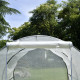 Serra a tunnel per orto BIANCA 3x3m con copertura in PE rinforzato - Green Protect
