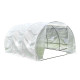 Serra a tunnel per orto BIANCA 3x4,5m con copertura in PE rinforzato - Green Protect