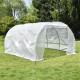 Serra a tunnel per orto BIANCA 3x4,5m con copertura in PE rinforzato - Green Protect