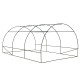 Serra a tunnel per orto BIANCA 3x4,5m con copertura in PE rinforzato - Green Protect