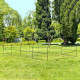 Serra a tunnel per orto BIANCA 3x6m con copertura in PE rinforzato - Green Protect