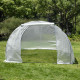 Serra a tunnel per orto BIANCA 3x6m con copertura in PE rinforzato - Green Protect
