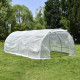 Serra a tunnel per orto BIANCA 3x6m con copertura in PE rinforzato - Green Protect