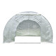 Serra a tunnel per orto BIANCA 3x8m con copertura in PE rinforzato - Green Protect