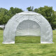 Serra a tunnel per orto BIANCA 3x8m con copertura in PE rinforzato - Green Protect