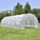 Serra a tunnel per orto BIANCA 3x8m con copertura in PE rinforzato - Green Protect