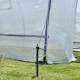 Serra a tunnel per orto BIANCA 3x8m con copertura in PE rinforzato - Green Protect