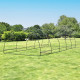 Serra a tunnel per orto BIANCA 4x8m con copertura in PE rinforzato - Green Protect