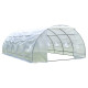 Serra a tunnel per orto BIANCA 4x8m con copertura in PE rinforzato - Green Protect